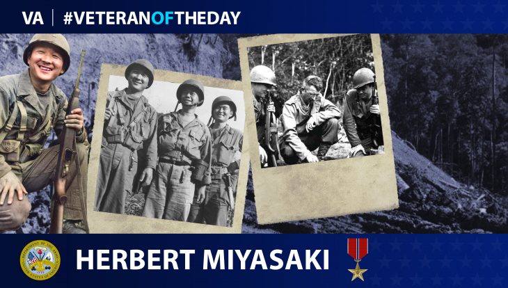 Army Veteran Herbert Miyasaki is today's Veteran of the day.