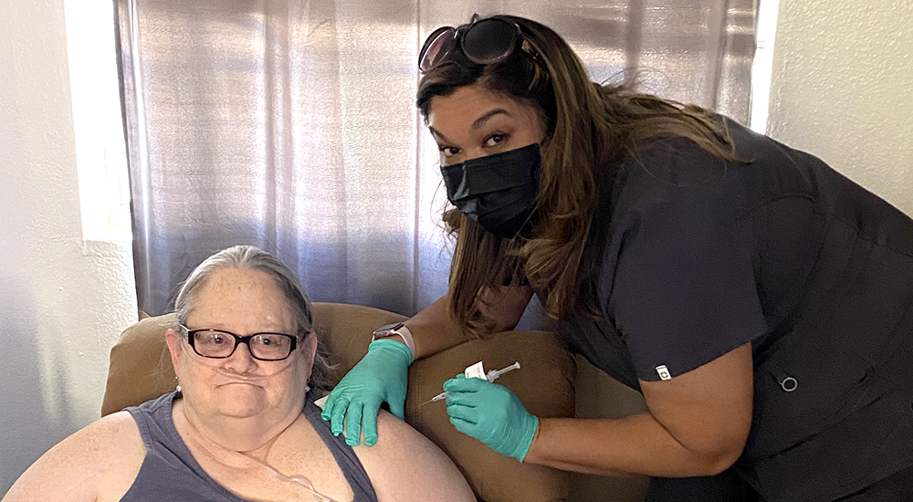 El Paso VA vaccinating Home-Based Primary Care Veterans