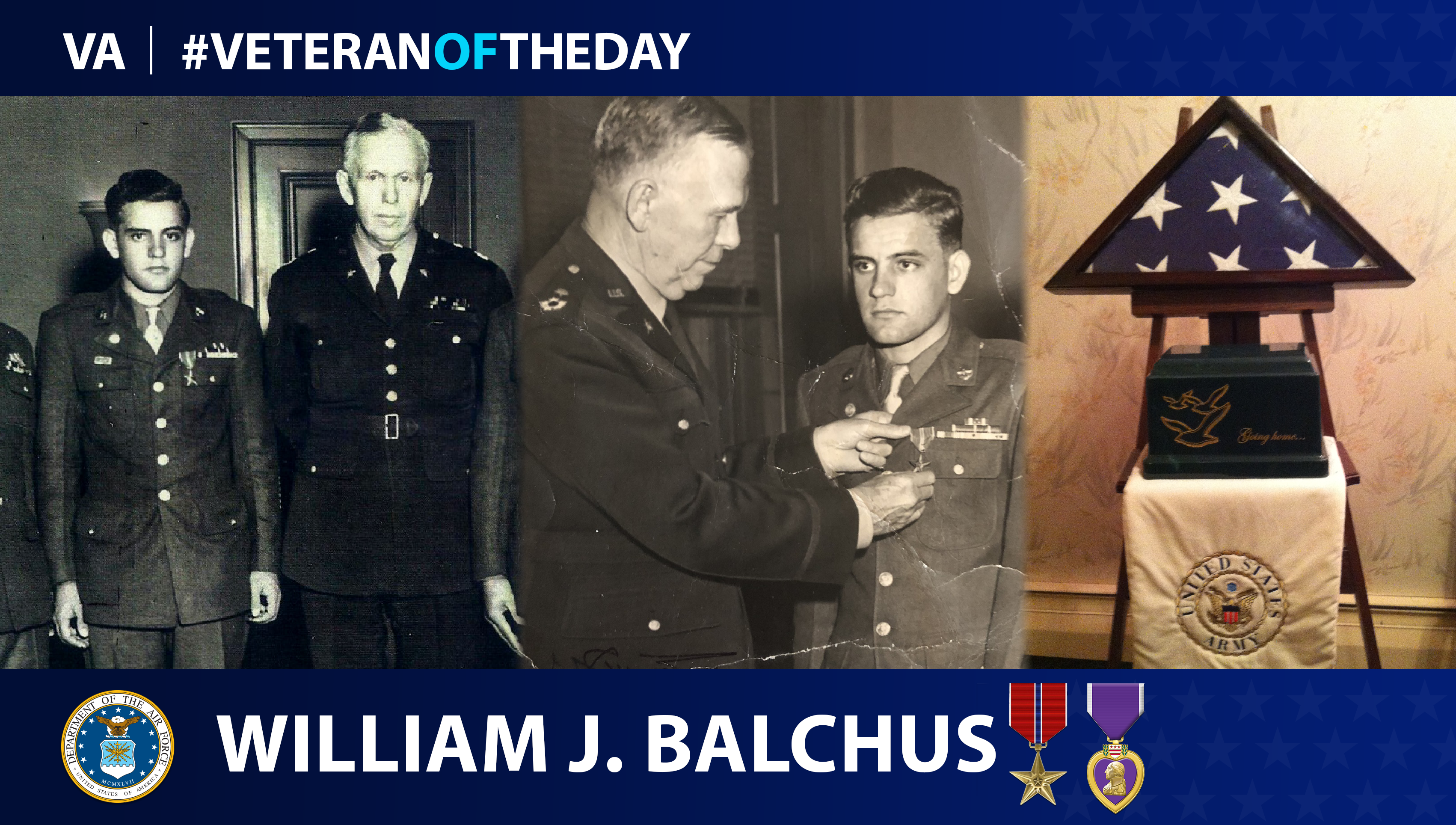 Army Veteran William J. Balchus is today's Veteran of the day.