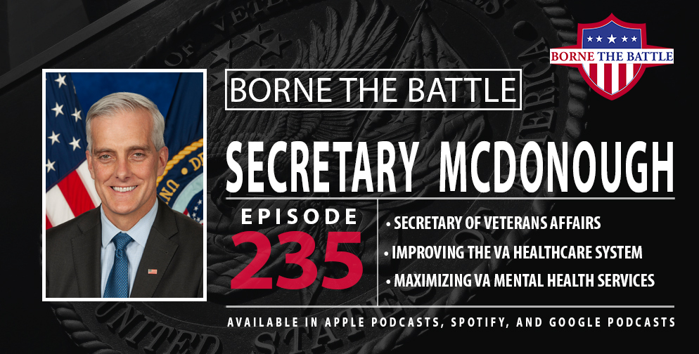 VA Secretary Denis McDonough visited Born the Battle.