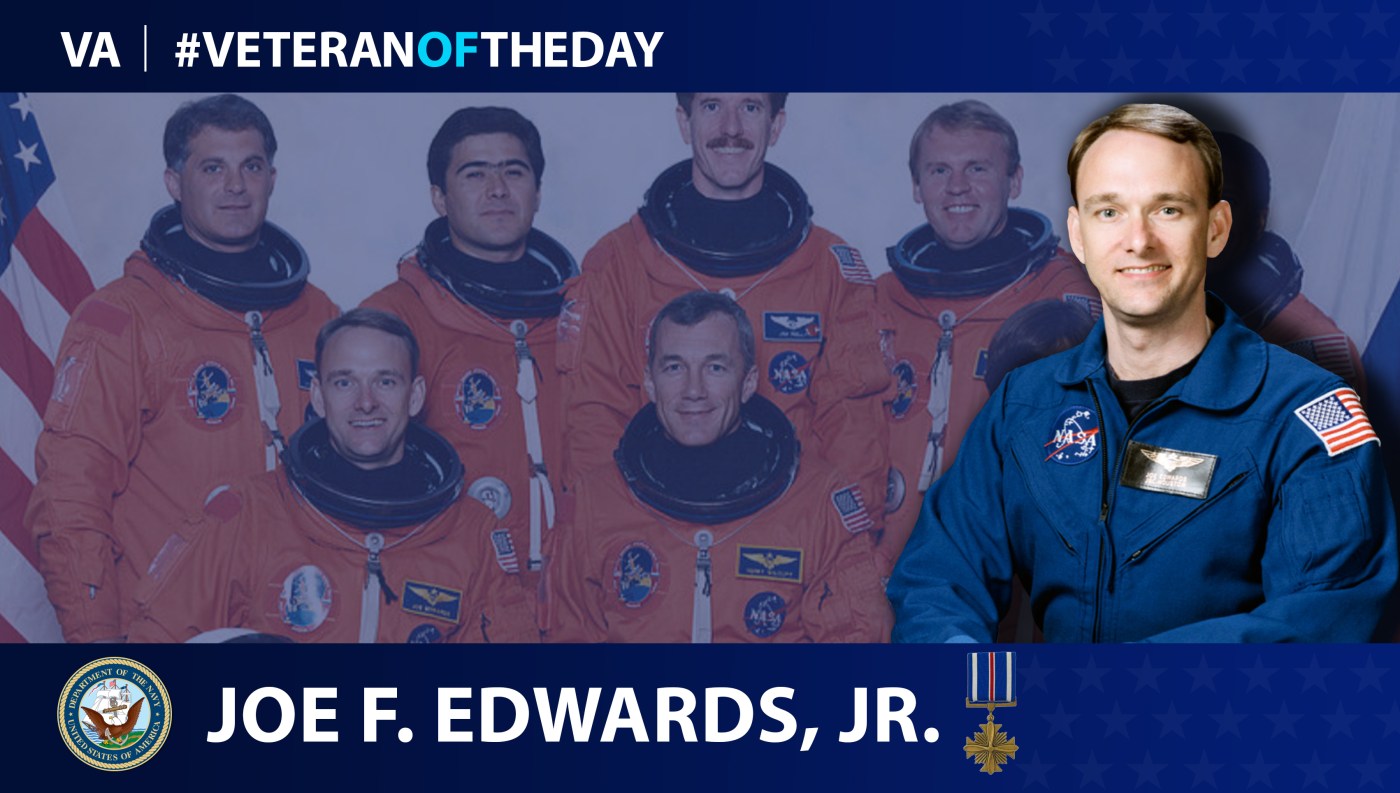 Navy Veteran Joe Frank Edwards Jr. is today's Veteran of the day.