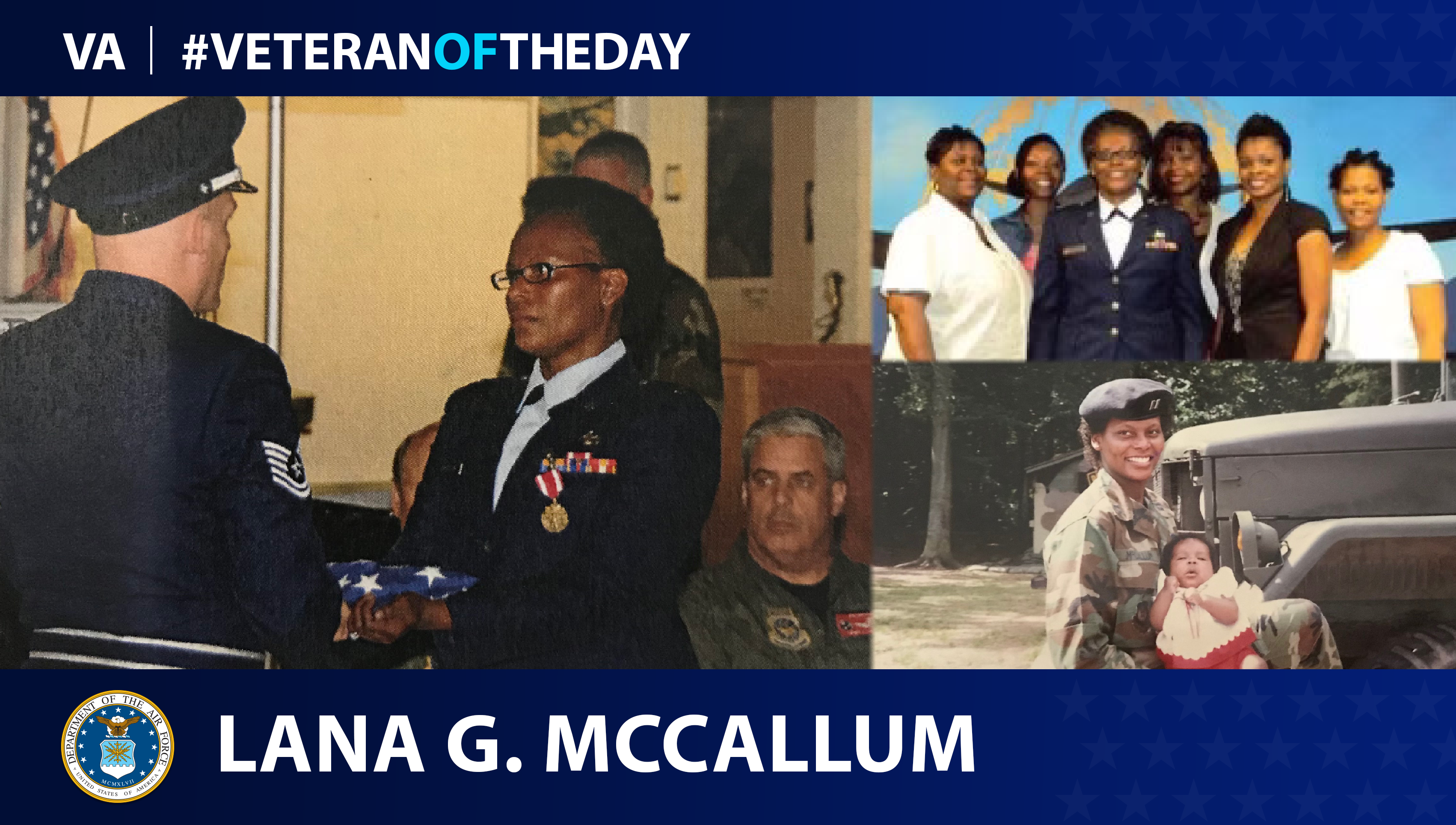 VeteranOfTheDay Air Force Veteran Lana Gregory McCallum - VA News