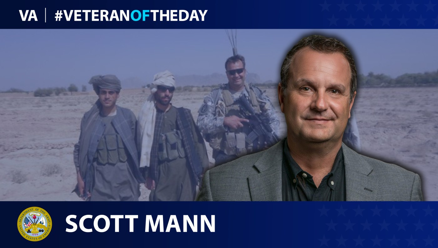 Army Veteran Scott Mann is today's Veteran of the day.