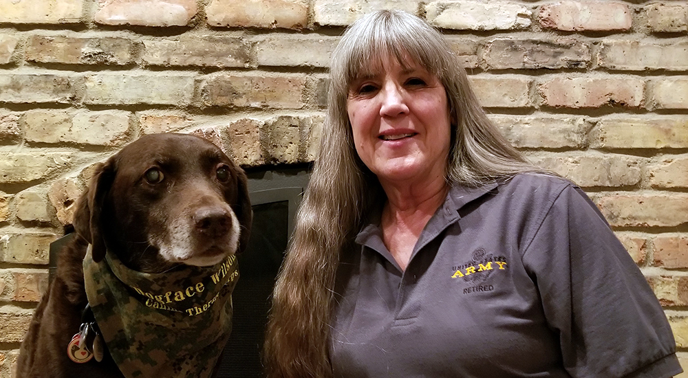 The magic that therapy dogs bring to Veterans