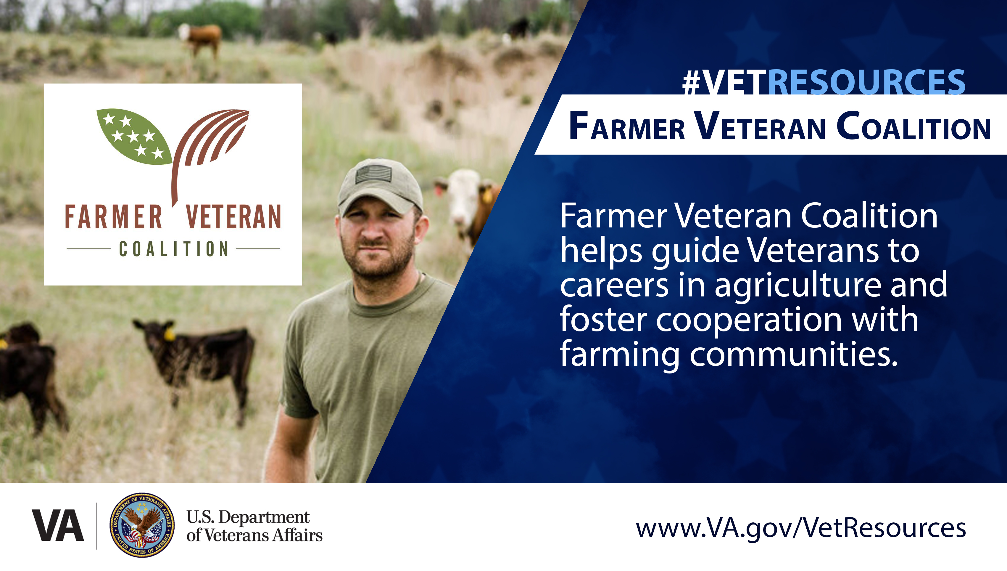 Farmer Veteran Coalition is a nationwide organization and the largest non-profit organization that guides Veterans to careers in agriculture.