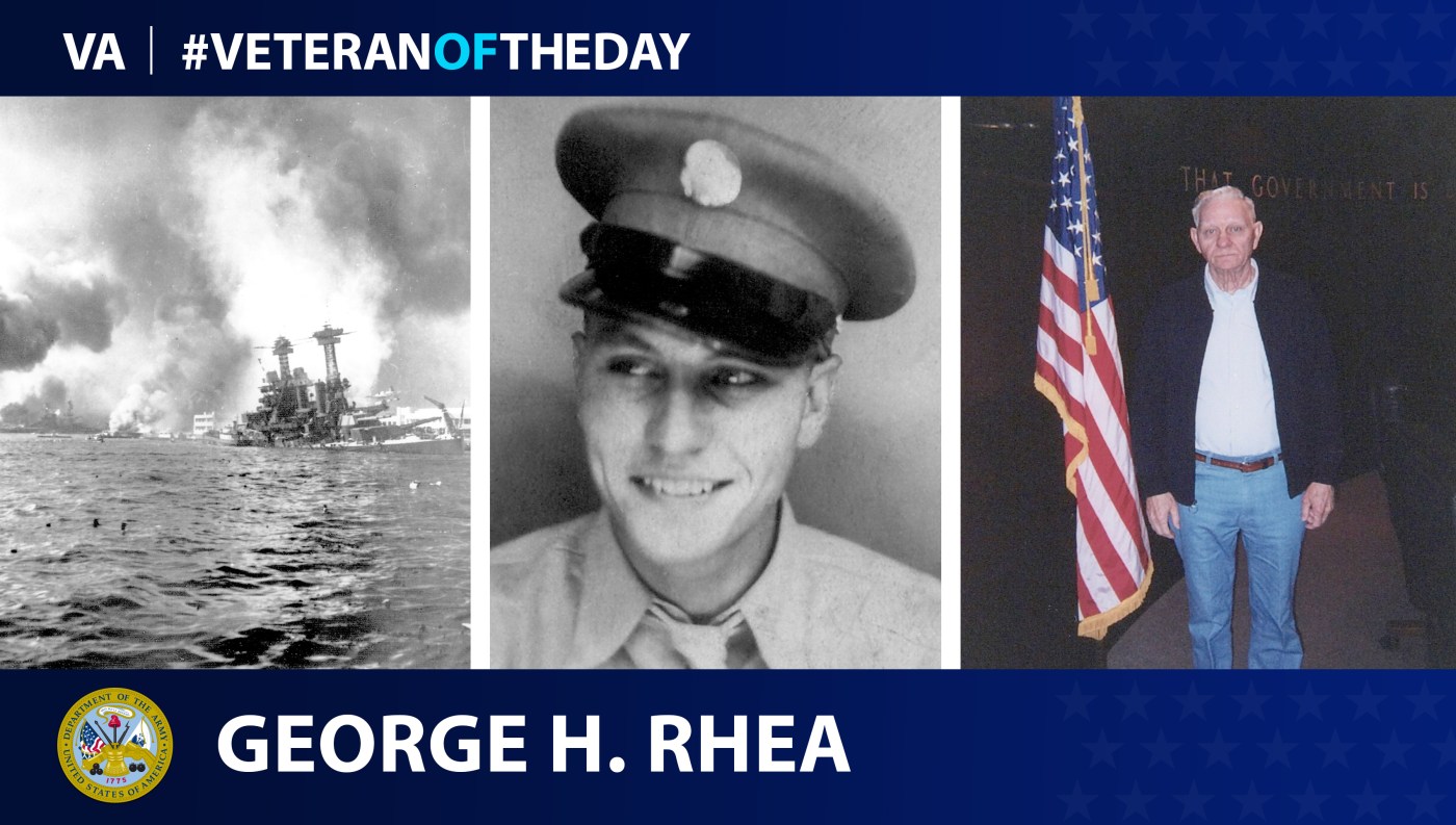Army Veteran George H. Rhea is today's Veteran of the day.