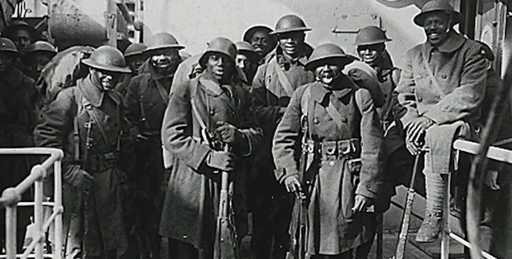 The Harlem Hellfighters of World War I.