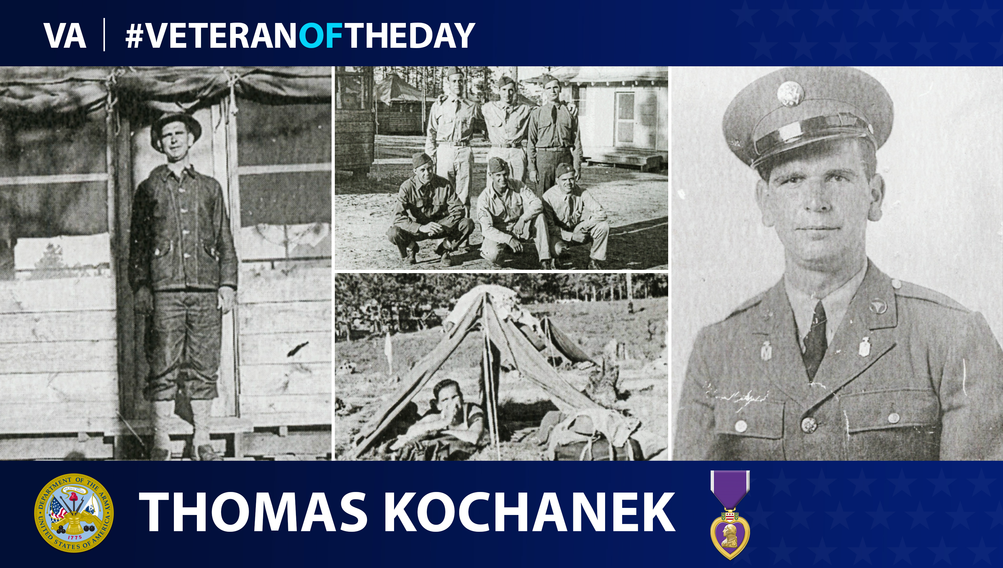 Army Veteran Thomas H. Kochanek is today's Veteran of the day.