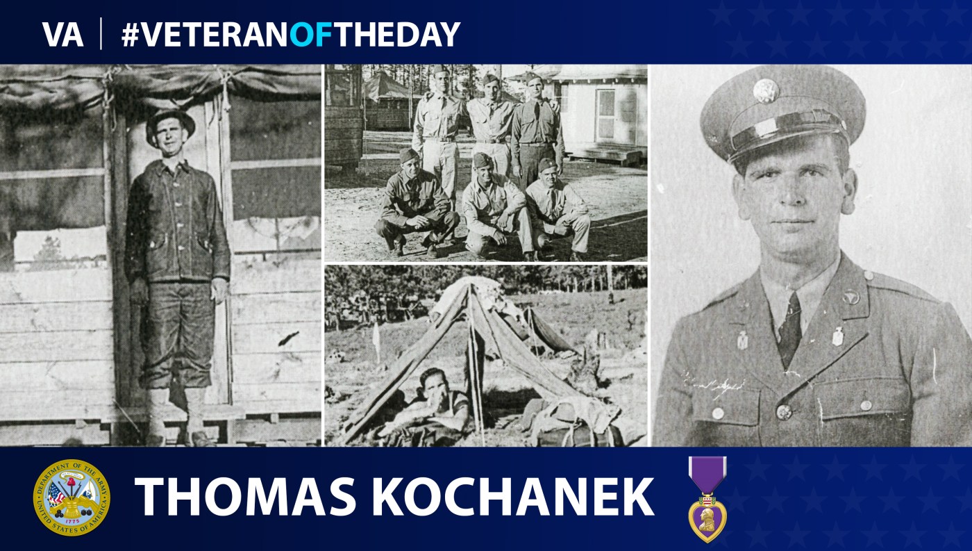 Army Veteran Thomas H. Kochanek is today's Veteran of the day.
