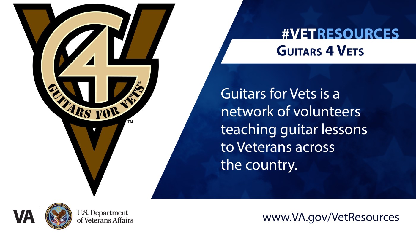 Guitars For Vets can help Veterans working through physical injuries, post-traumatic stress disorder and other forms of emotional distress.