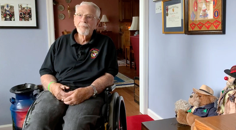 Senior Veteran in wheelchair