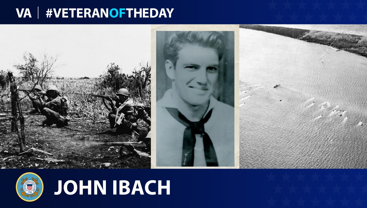 Coast Guard Veteran John Ibach is today's Veteran of the day.