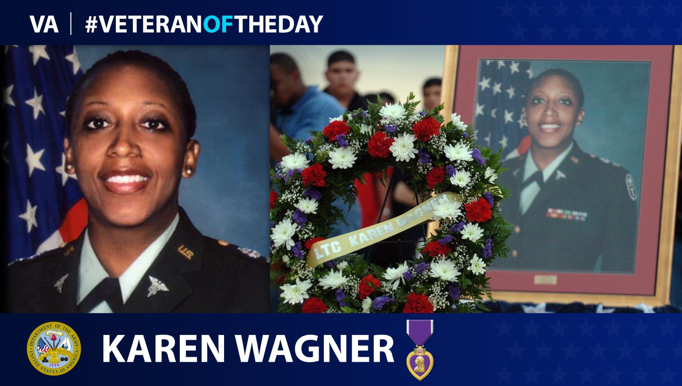 Army Veteran Karen Wagner is today's Veteran of the day.