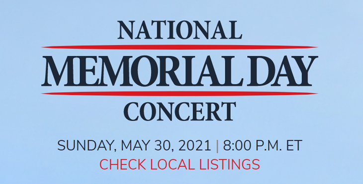 The National Memorial Day Concert will air May 30 on PBS, hosted by Tony Award-winner Joe Mantegna and Emmy Award-winning actor Gary Sinise.