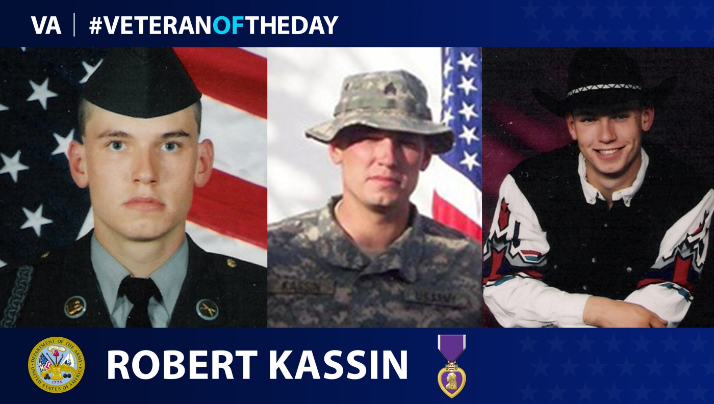 Army Veteran Robert Kassin is today's Veteran of the day.