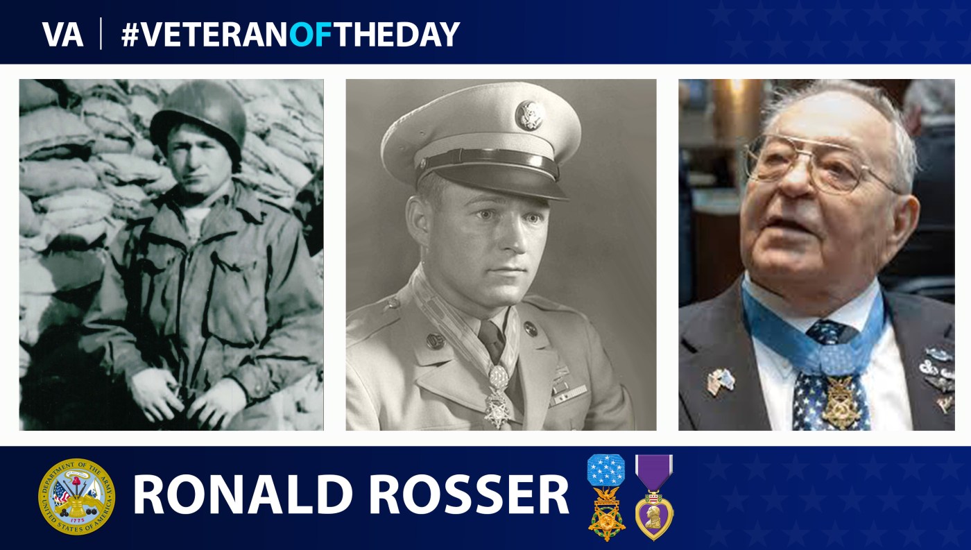 Army Veteran Ronald Rosser is today's Veteran of the day.