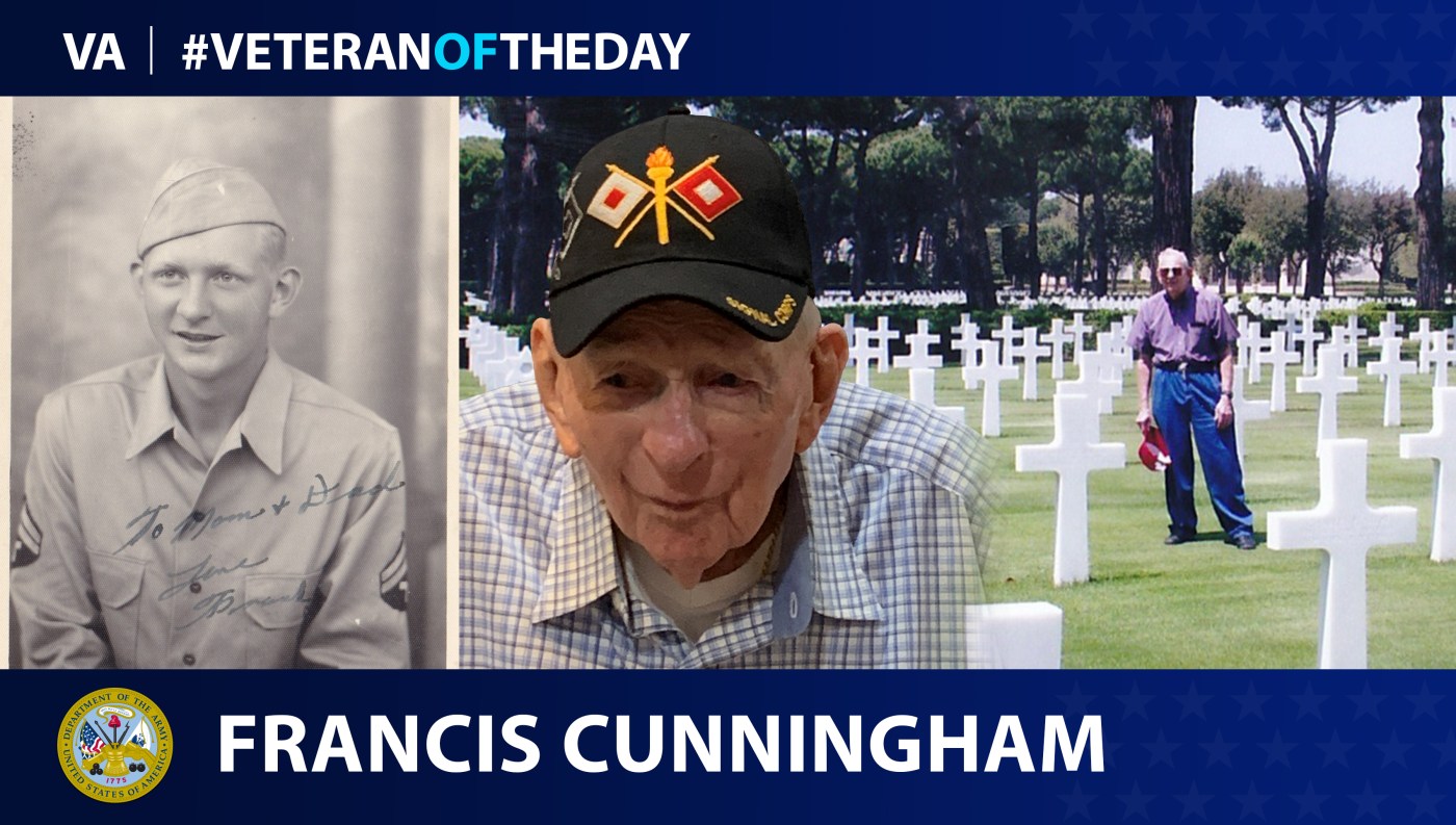Francis Cunningham VA Veteran of the Day