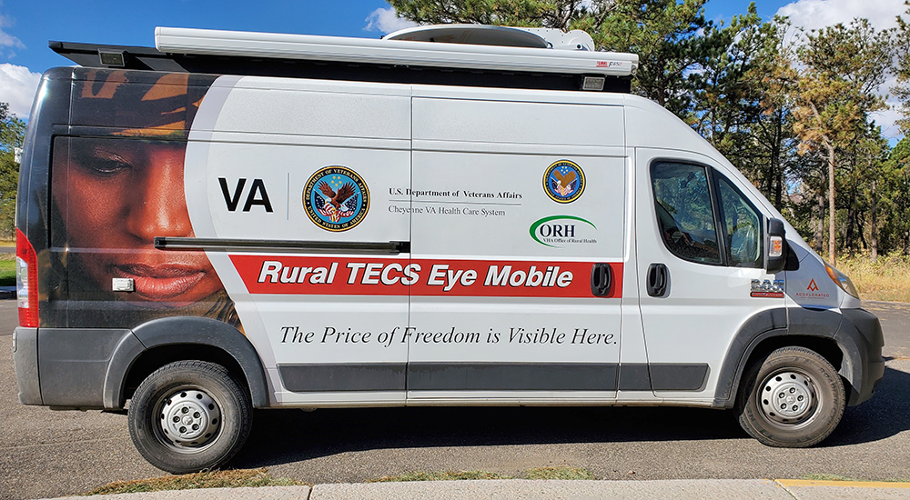TECS eye mobile van
