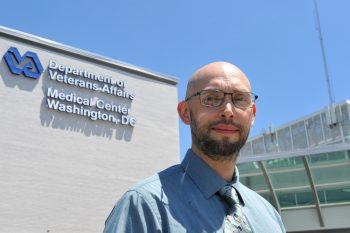 Strebel, a computer programmer at the DC VA, has earned VA awards for his innovations.