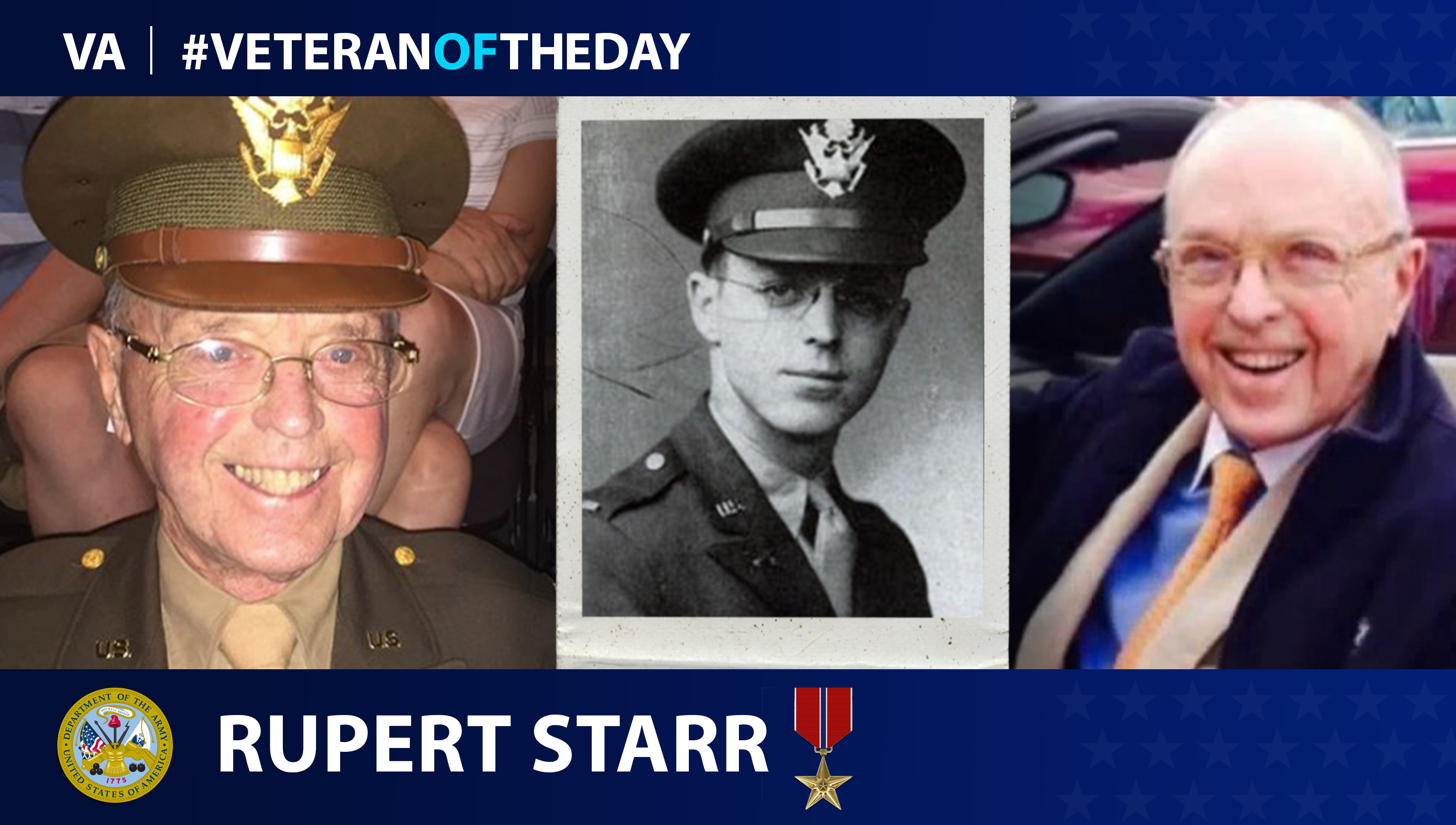 Army Veteran Rupert Starr is today’s #VeteranOfTheDay.