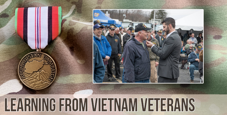 The second part of this series focuses on how those who served in Afghanistan can learn from those who served in Vietnam. While the conflicts are different, there are parallels.