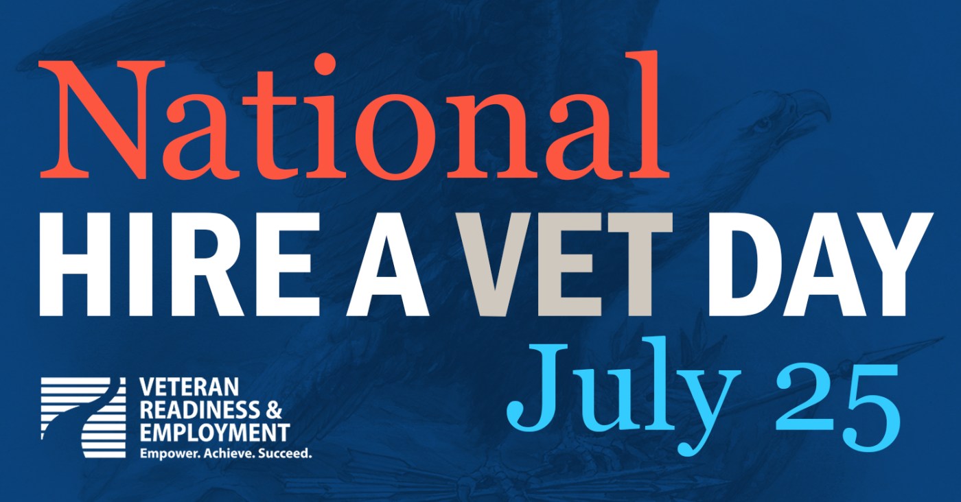 National Hire a Veteran Day Banner