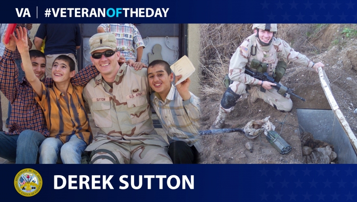 Army Veteran Derek Randall Sutton is today's #VeteranOfTheDay.