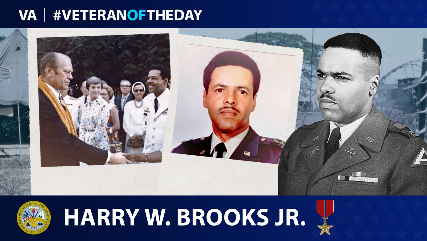 Army Veteran Harry Brooks Jr. is today's Veteran of the day.