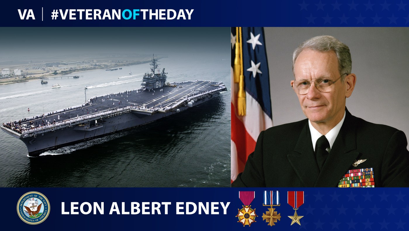 Navy Veteran Leon Albert Edney is today's Veteran of the day.