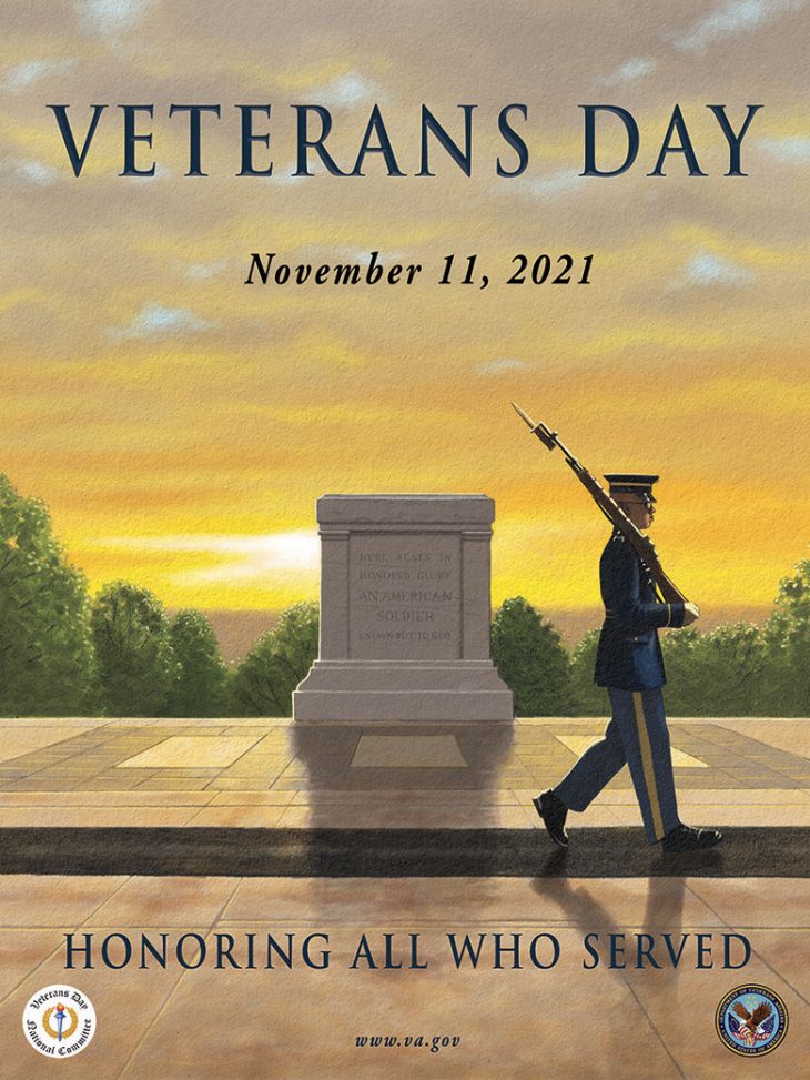 The Veterans Day poster for 2021.