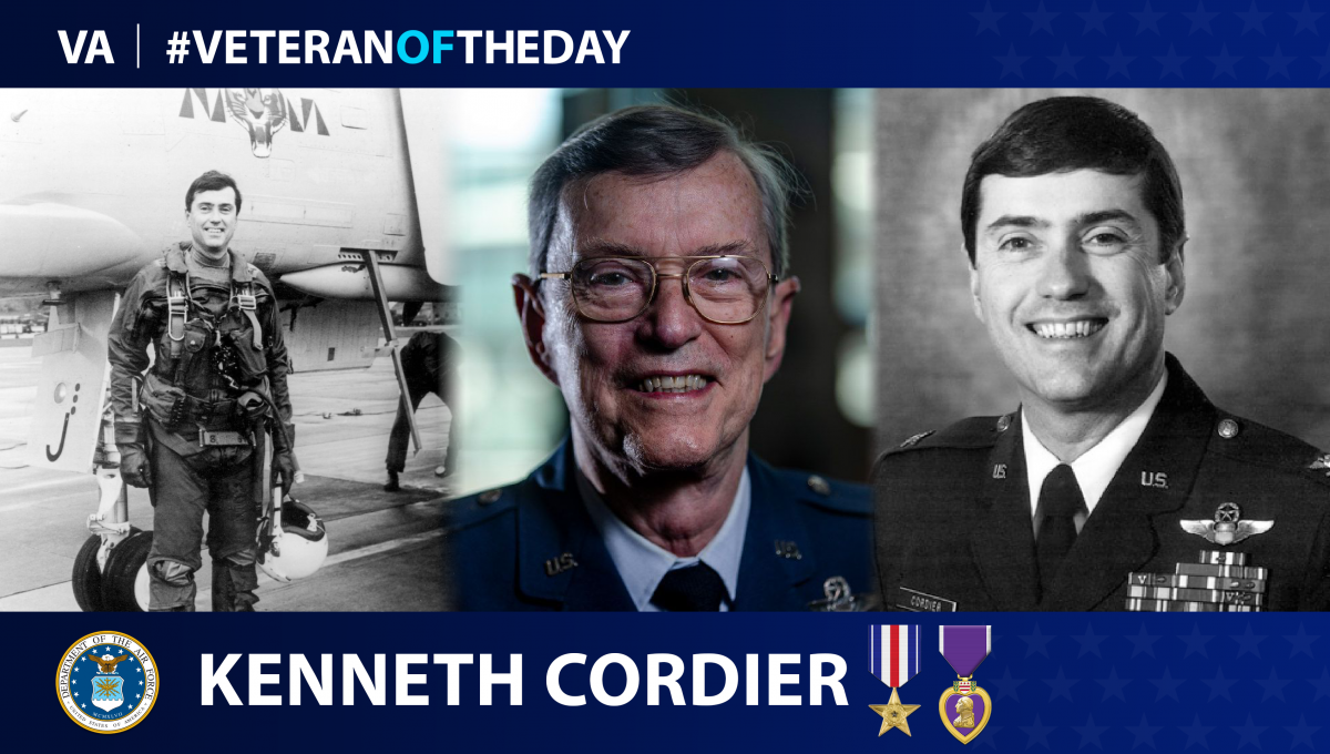 #VeteranOfTheDay Air Force Veteran Kenneth Cordier - VA News