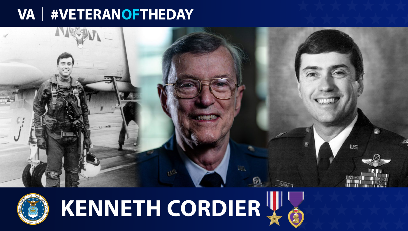 Air Force Veteran Kenneth Cordier is today's #VeteranOfTheDay