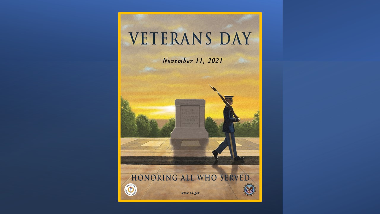 Veterans Day 2021 poster contest winner