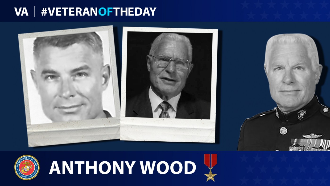 Marine Corps Veteran Anthony Wood is today's #VeteranOfTheDay.