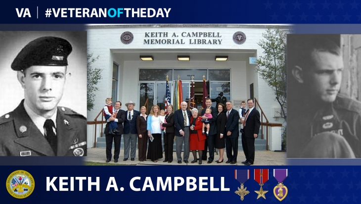 Army Veteran Keith Allen Campbell is today's #VeteranOfTheDay.