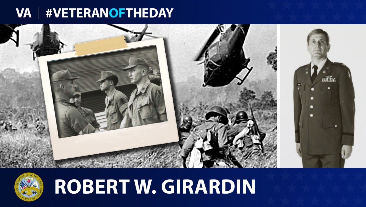 Army Veteran Robert William Girardin is today's #VeteranOfTheDay.