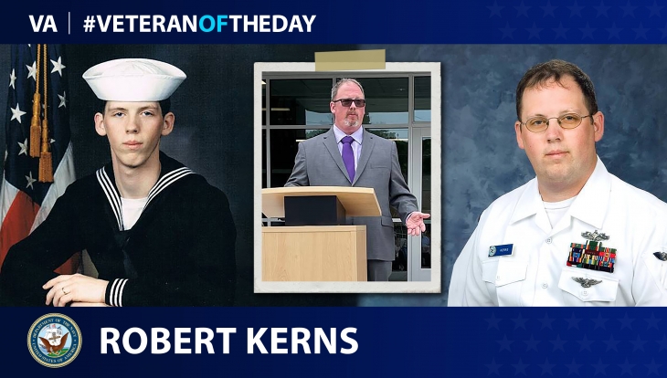 Navy Veteran Robert Kerns is today's #VeteranOfTheDay.