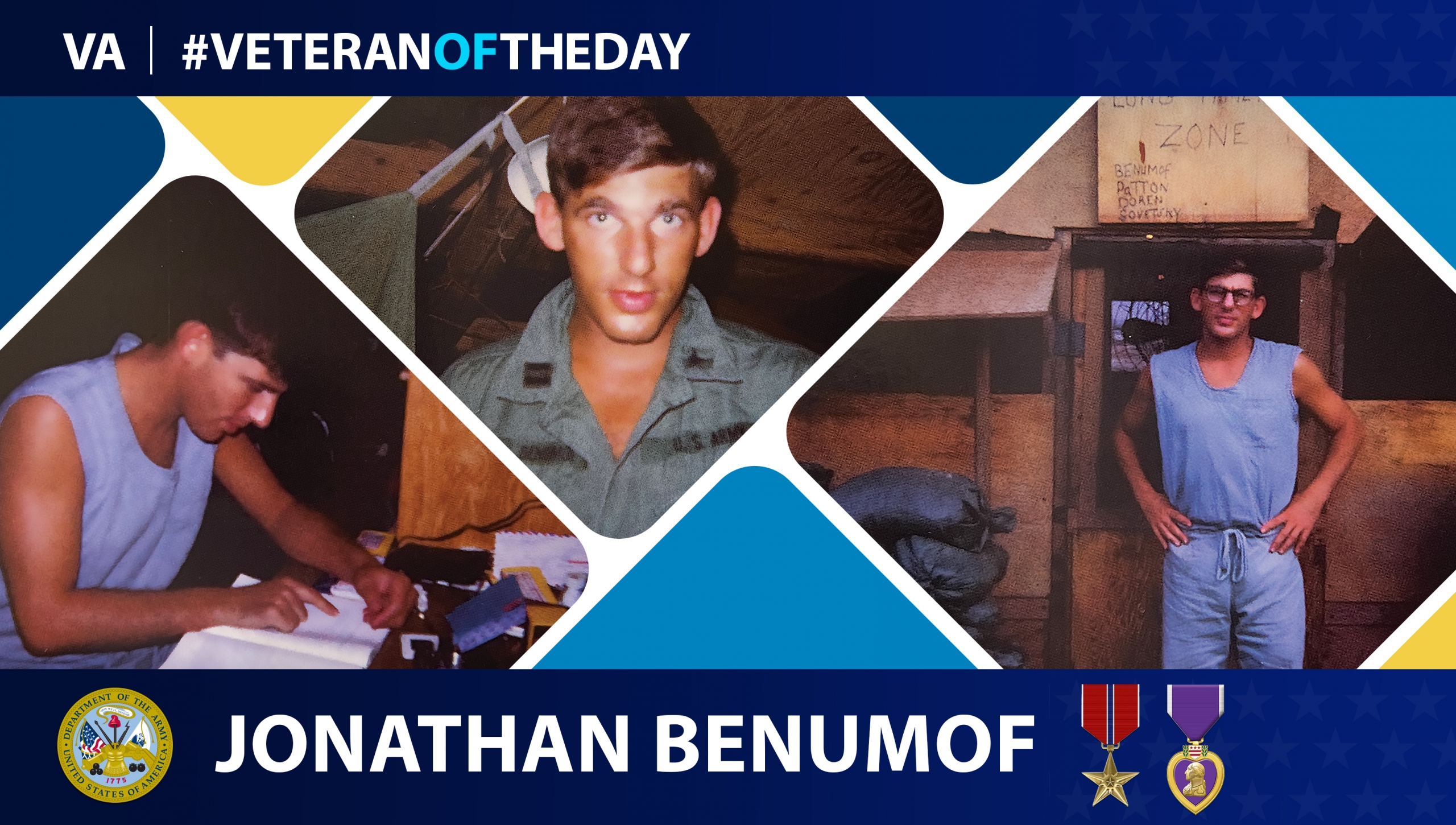 Army Veteran Jonathan Benumof is today's #VeteranOfTheDay.