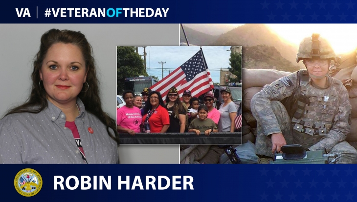 Army Veteran Robin Harder is today's #VeteranOfTheDay.
