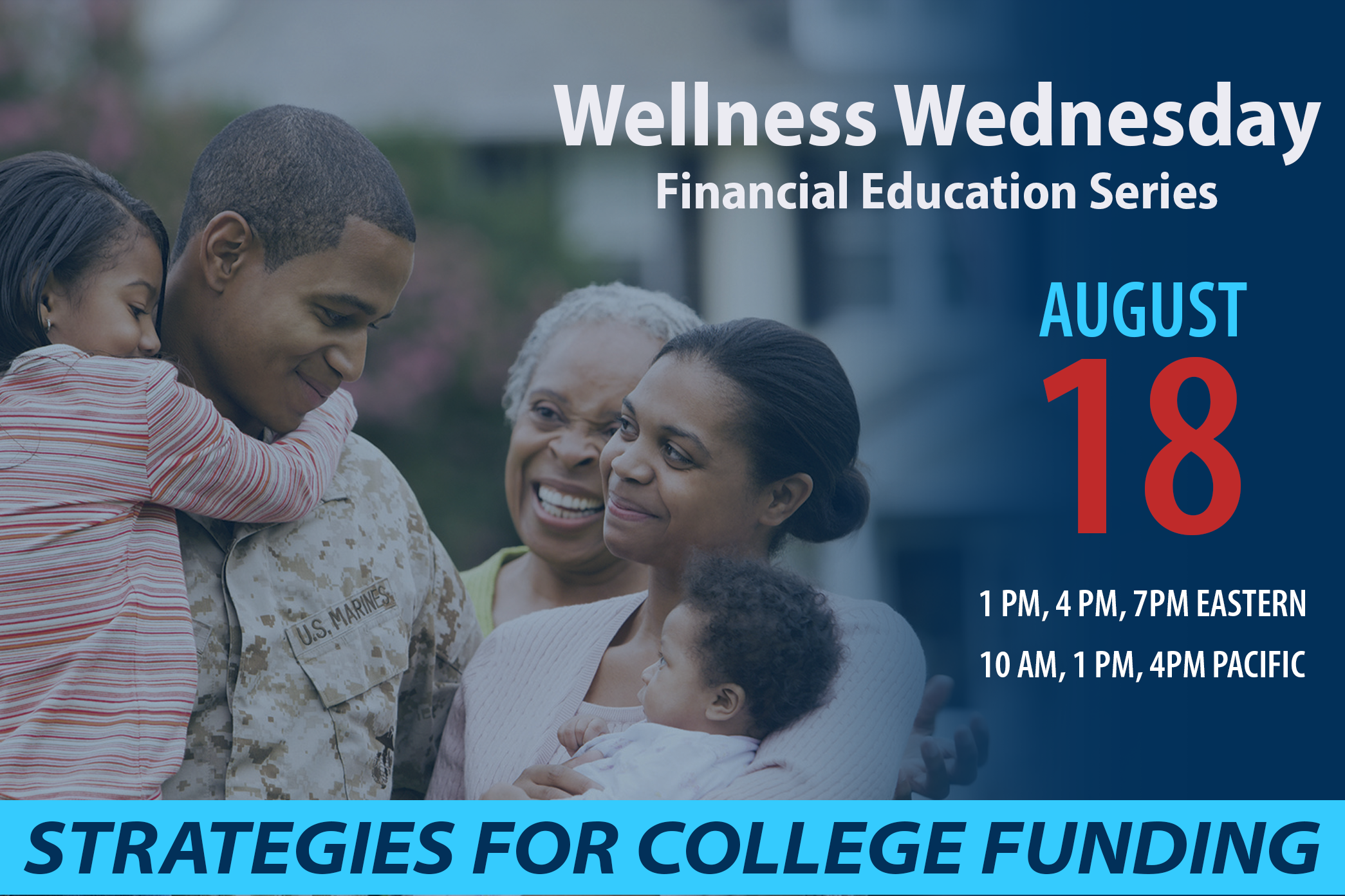 Wellness Wednesdays seminar for Aug 18 on paying for college