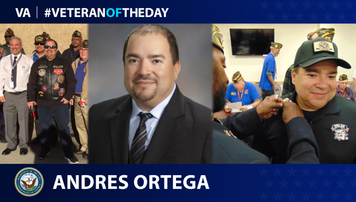 Navy Veteran Andres Ortega is today's #VeteranOfTheDay.