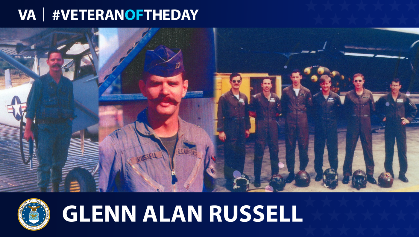 Air Force Veteran Glenn Alan Russell is today's #VeteranOfTheDay.