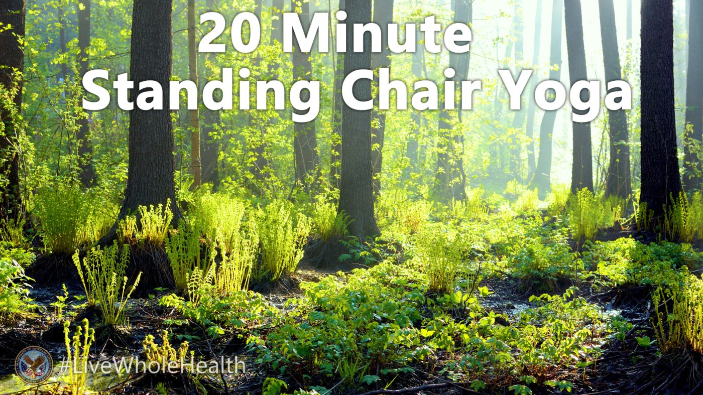 Live Whole Health #88: Standing chair yoga
