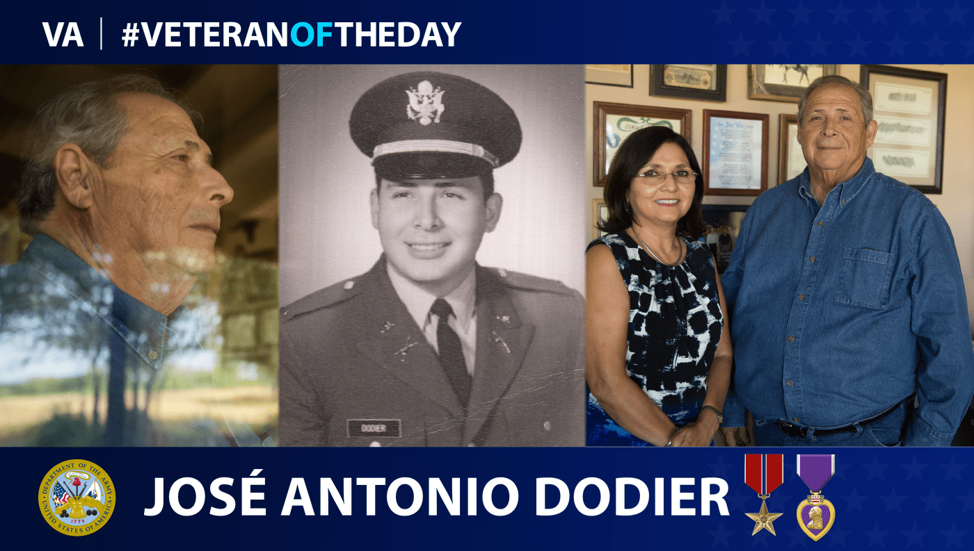 Army Veteran José Antonio Dodier is today's #VeteranOfTheDay.