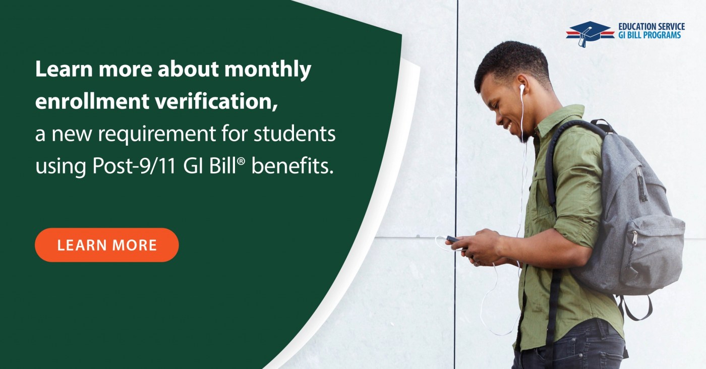 VA launches new Enrollment Verification requirement to protect GI Bill students
