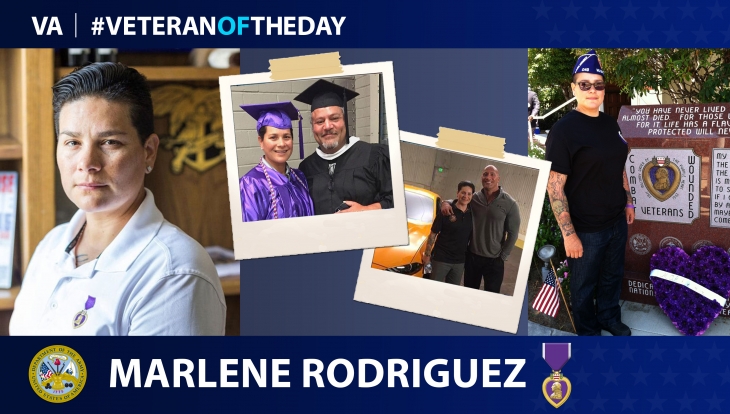Army Veteran Marlene Rodriguez is today's #VeteranOfTheDay.