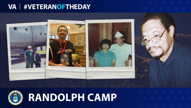 Air Force Veteran Randolph Camp is today's #VeteranOfTheDay.