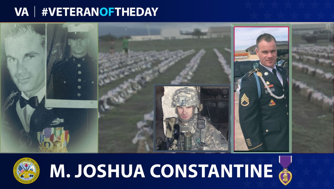 #VeteranOfTheDay Army Veteran Michael Joshua Constantine