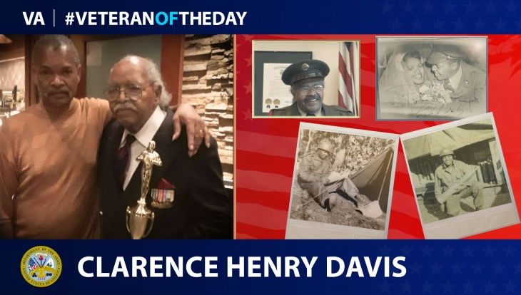 Army Veteran Clarence Davis is today's #VeteranOfTheDay.