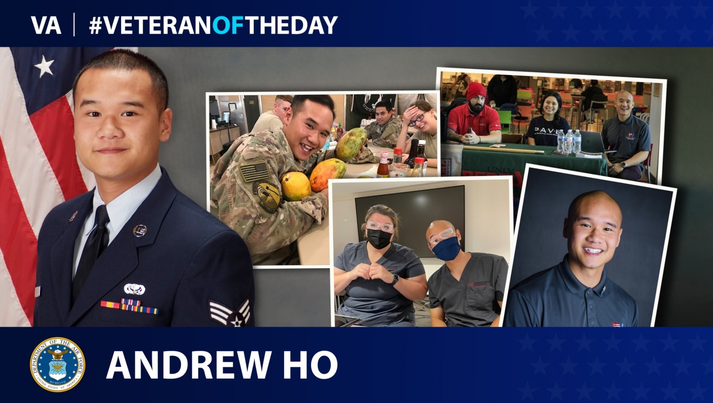 Air Force Veteran Andrew Ho is today's #VeteranOfTheDay.